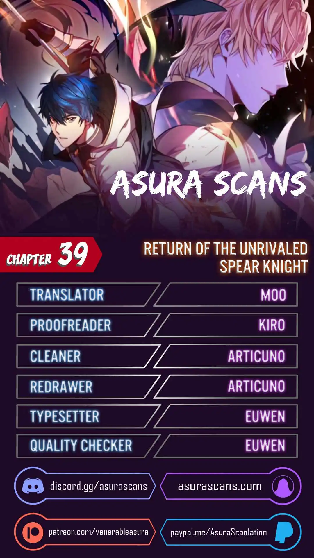 Return of the Legendary Spear Knight Chapter 39 1